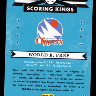 2015 DONRUSS PRESS PROOF WORLD B FREE SCORING KINGS #'D /25