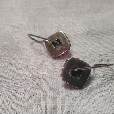 Gorgeous Vintage Turquoise 925 Earrings