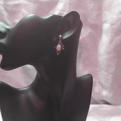 Antique Most Gorgeous Opals Ever Screwback 925 Earrings