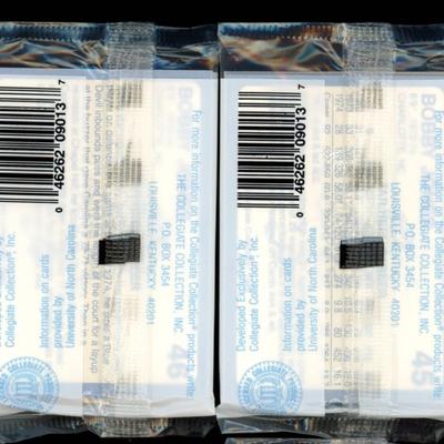 1989 UNC BASKETBALL PACKS JORDAN COLLEGE CARDS
