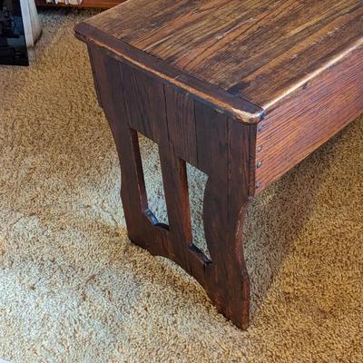 Antique Piano Bench