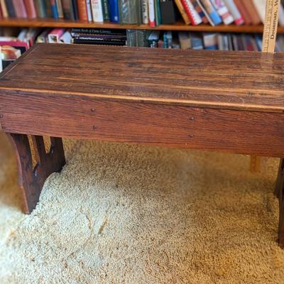 Antique Piano Bench