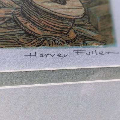 Original Harvey Fuller Painting, Boatyard Blacksmith