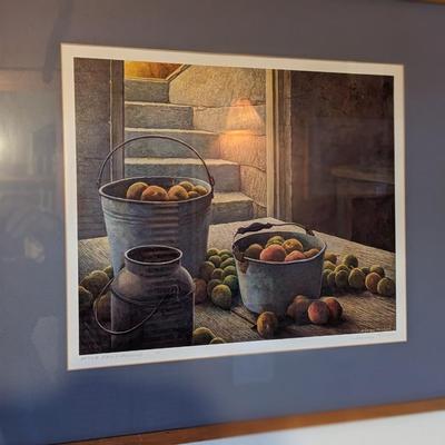 Signed Harvey Fuller, After Fruit Picking Print 51
