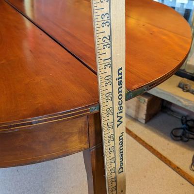 Antique Hepplewhite Game Table, From the Estate of Arthur Fuller