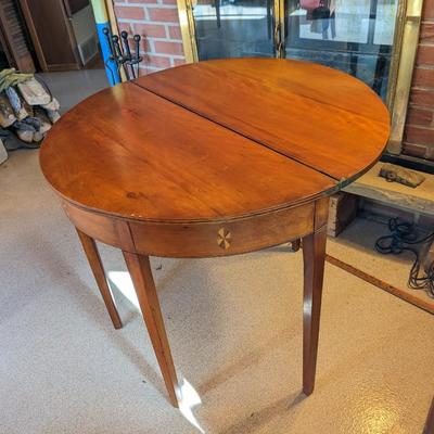 Antique Hepplewhite Game Table, From the Estate of Arthur Fuller