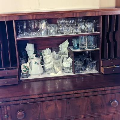 Gorgeous Mahogany Secretary Cabinet, Arthur Fuller Family