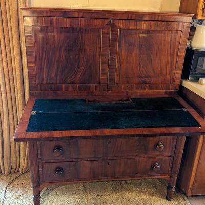 Gorgeous Mahogany Secretary Cabinet, Arthur Fuller Family