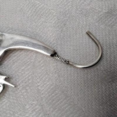 Fun Turquoise Lizard 925 Brooch