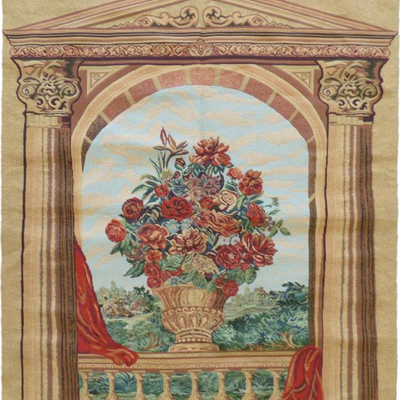fine oriental tapestry  on different sizes and designs,  Made with 100% natural cotton , vegetable dyed and hand made.
