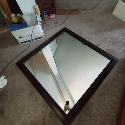 NICE LARGE FRAMED WALL MIRROR