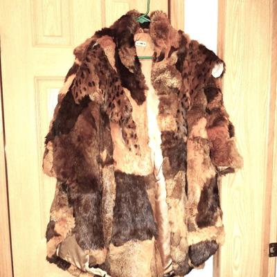 LADIES BROWN FUR JACKET
