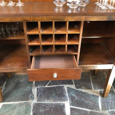 Beautiful walnut bar
