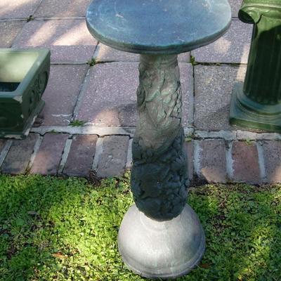 Cement Green Grapes Plant Stand