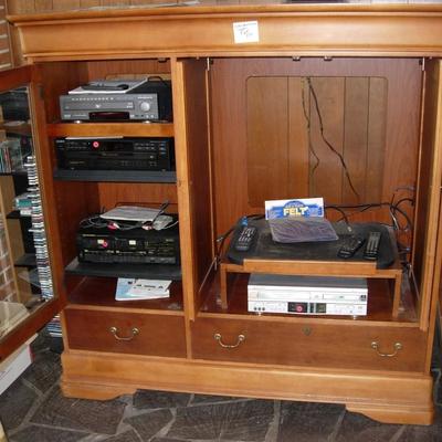 Wood Entertainment Center