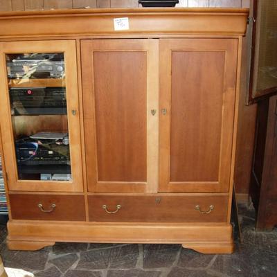 Wood Entertainment Center
