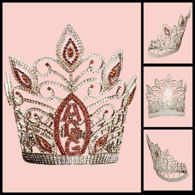 Authentic Beauty Pageant Sash & Crown #10
