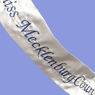 Authentic Beauty Pageant Sash & Crown #2
