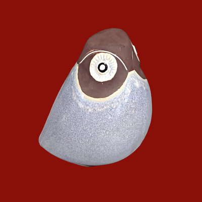 Triple Eyed Ceramic Owl