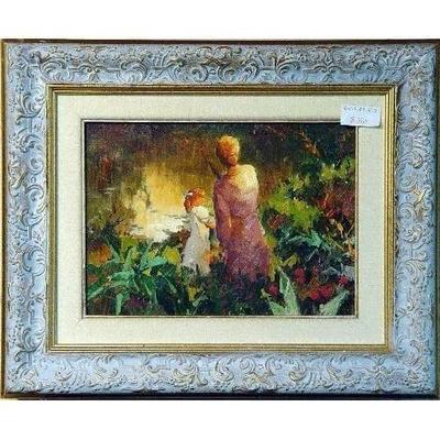Spanish hand made Oil Painting 20" X 16" , Market Value $1800