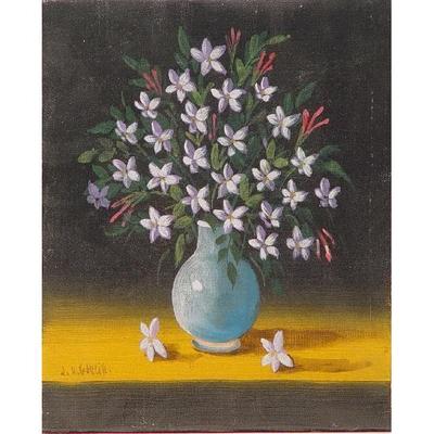 Spanish Andalusia New Oil Painting 22" X 25" , Market Value $1350
