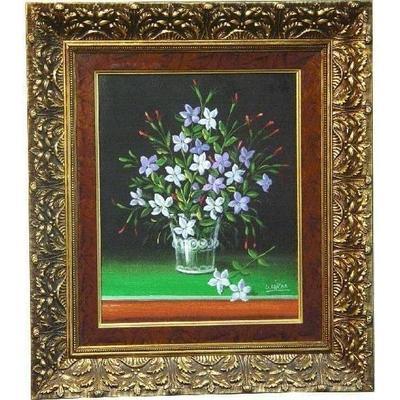 Spanish Andalusia New Oil Painting 22" X 25" , Market Value $1350