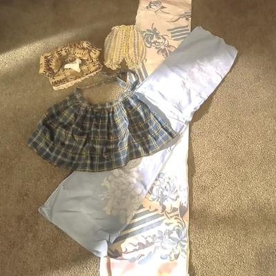 VINTAGE TABLECLOTH FROM "BROWN PALACE HOTEL" AND OTHER