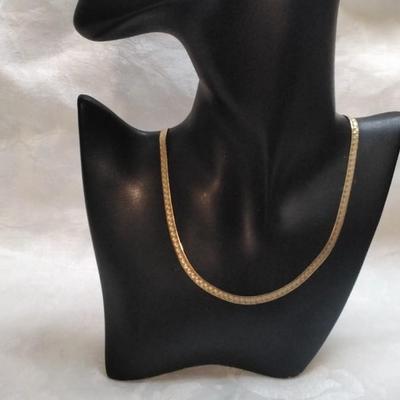 Milor Italian 19" Gold Vermeil Necklace
