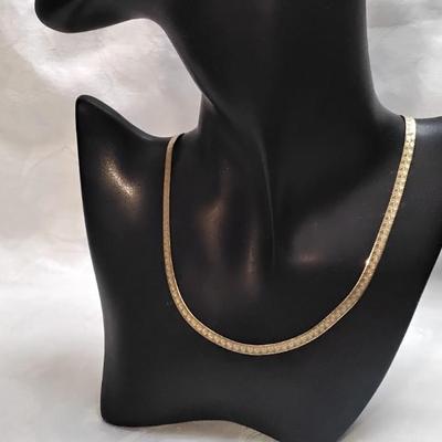 Milor Italian 19" Gold Vermeil Necklace