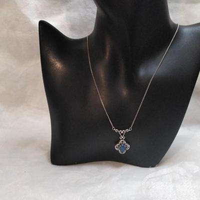 Antique Lapis Lazuli 925 18" Necklace