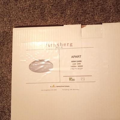 (NIB) ARNSBURG 16" ROUND LIGHT
