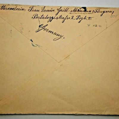 1937 German Cover - Germany to Montclair, New Jersey
