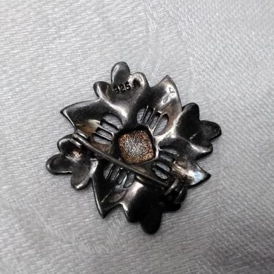 Antique Marcasite 925 Brooch