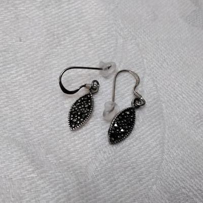 Vintage 925 Marcasite Earrings