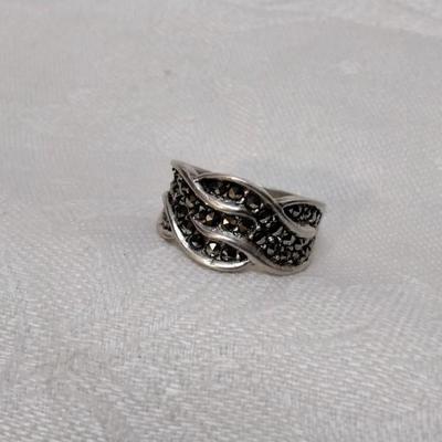 Marcasite 925 Ring Size 7.5