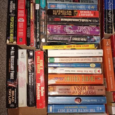 LARGE VARIETY OF PAPER BACK BOOKS