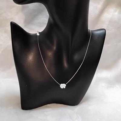 Opal Elephant 16" Necklace