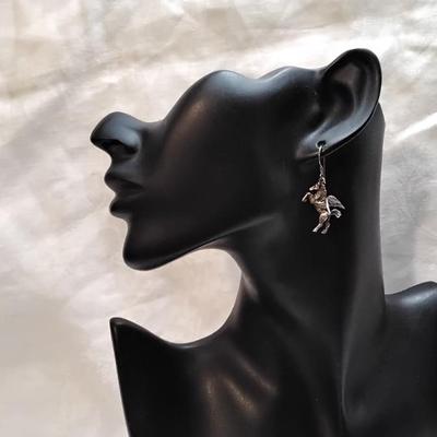 Vintage Pegasus 925 Earrings