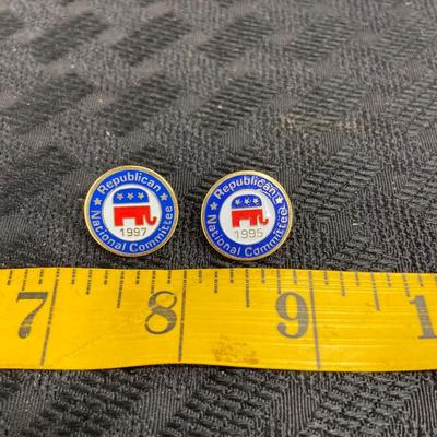 Republican pins