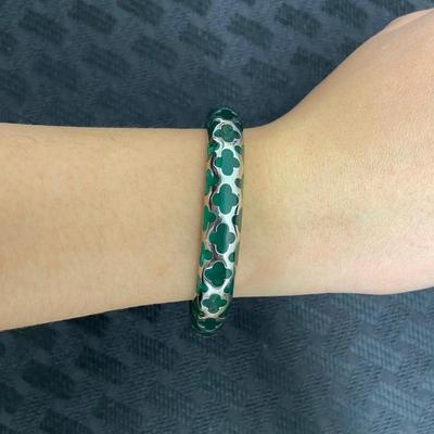 Green fashion bracelet