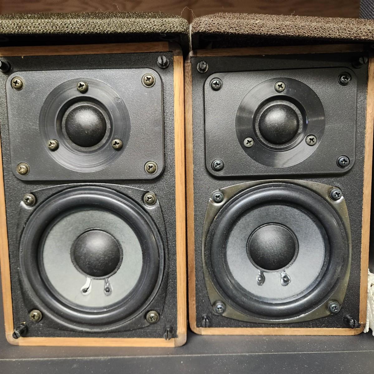 3 Speakers 2 Realistic 40-2039C BookShelf 1 Sony Speaker SS-CN100 ...