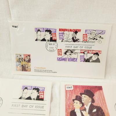 6 - FIRST DAY STAMPS - OLD COMEDIANS