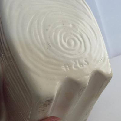 Vintage Pottery Planter With Child Design