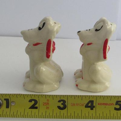Vintage Dog Salt and Pepper Shakers