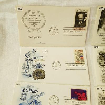10 - FIRST DAY STAMPS - 1969 MIX THEME