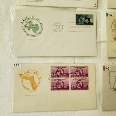 14 - FIRST DAY STAMPS - 1930s & 1940s STATES