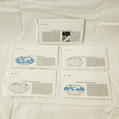5 - FIRST DAY STAMPS - 1990 CREATURES OF THE SEA