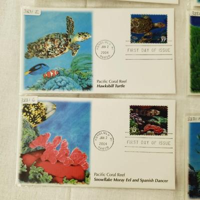 10 - FIRST DAY STAMPS - 2004 PACIFIC CORRAL REEF