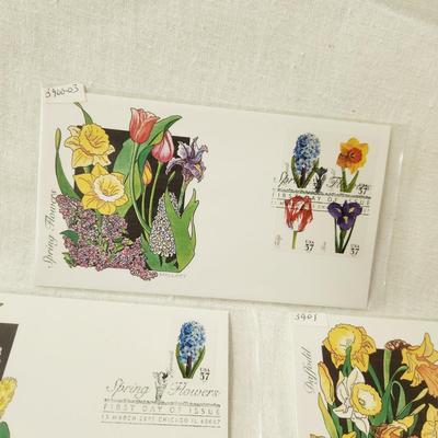 5 - FIRST DAY STAMPS - 2005 SPRING FLOWERS
