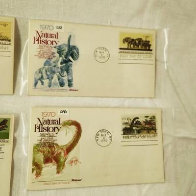 4 - FIRST DAY STAMPS - 1970s NATURAL HISTORY